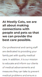 Mobile Screenshot of mostlycats.com